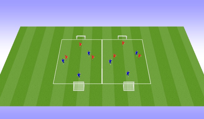 Football/Soccer Session Plan Drill (Colour): Final SSG