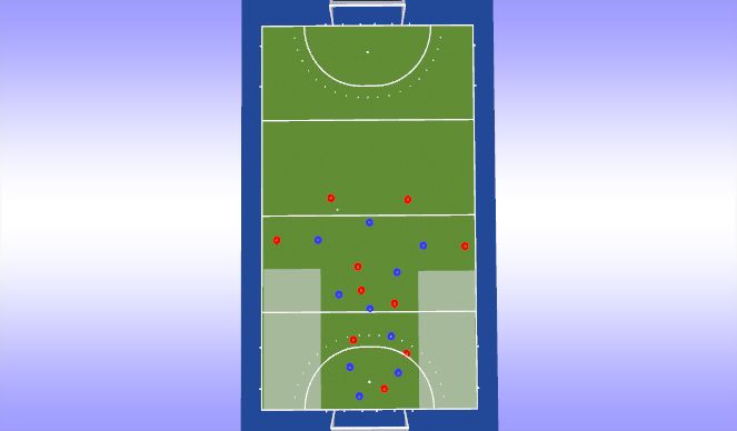 Hockey Session Plan Drill (Colour): Screen 5