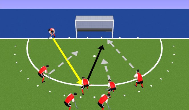 Hockey Session Plan Drill (Colour): Screen 1