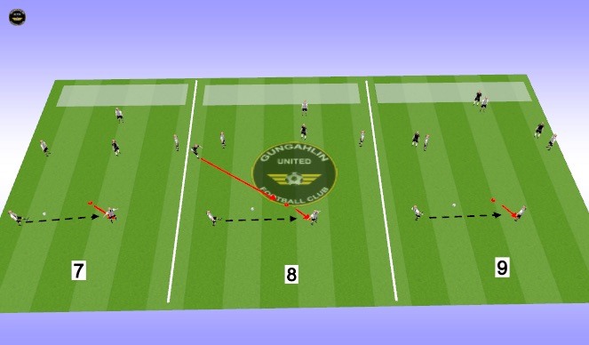 Football/Soccer Session Plan Drill (Colour): Screen 3