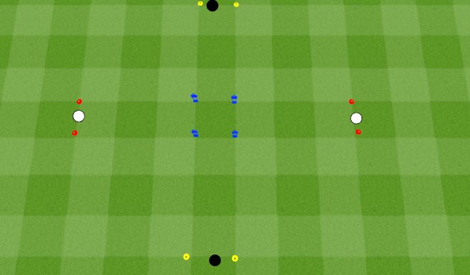 Football/Soccer Session Plan Drill (Colour): Technical practice