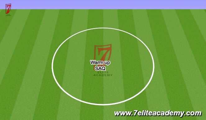 Football/Soccer Session Plan Drill (Colour): warm up 