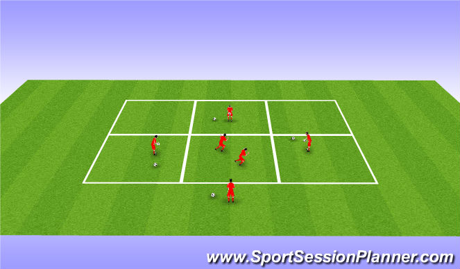 Football/Soccer Session Plan Drill (Colour): Screen 1