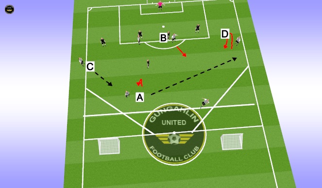 Football/Soccer Session Plan Drill (Colour): Screen 3