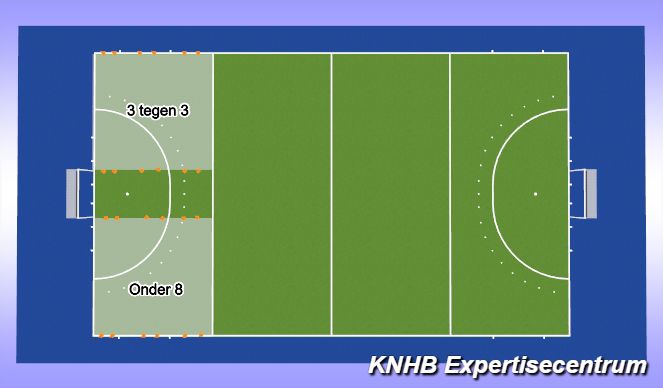 Hockey Session Plan Drill (Colour): Onder 8