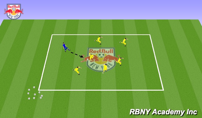 Football/Soccer Session Plan Drill (Colour): Star Wars