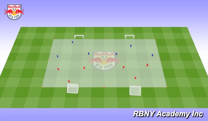 Football/Soccer Session Plan Drill (Colour): Match