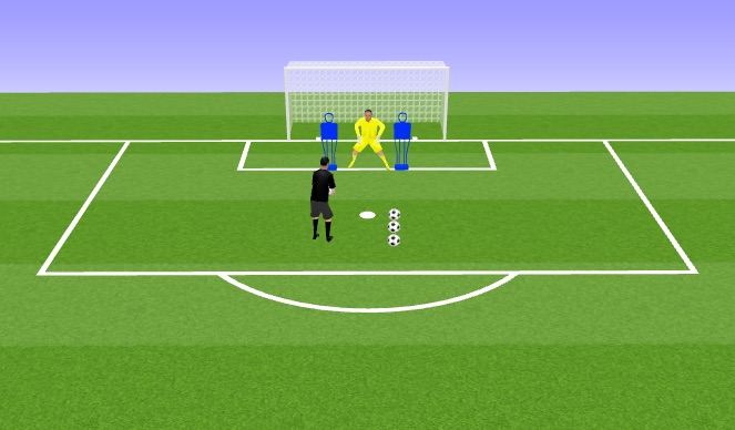 Football/Soccer Session Plan Drill (Colour): Point 1