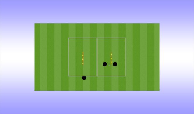 Football/Soccer Session Plan Drill (Colour): Warm up with ladders