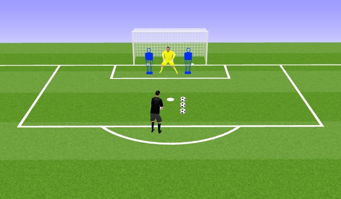 Football/Soccer Session Plan Drill (Colour): Point 2