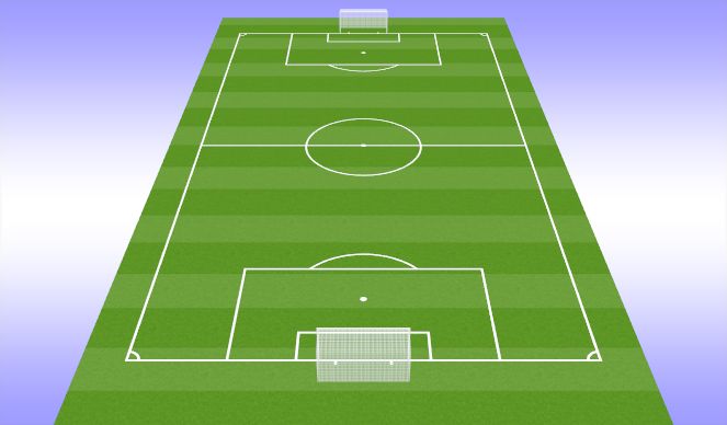 Football/Soccer Session Plan Drill (Colour): SSG
