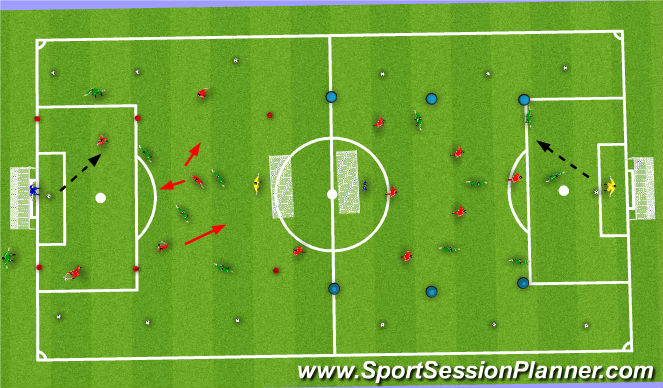 Football/Soccer Session Plan Drill (Colour): Screen 1