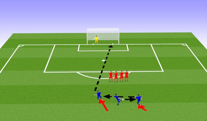 Football/Soccer Session Plan Drill (Colour): Option: aka Grande