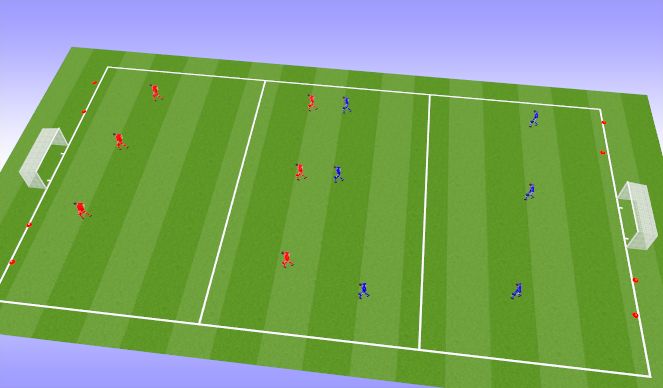 Football/Soccer Session Plan Drill (Colour): Screen 4