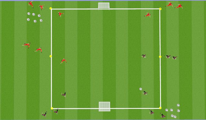 Football/Soccer Session Plan Drill (Colour): Screen 6