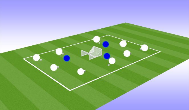 Football/Soccer Session Plan Drill (Colour): Pirates of the Pugg