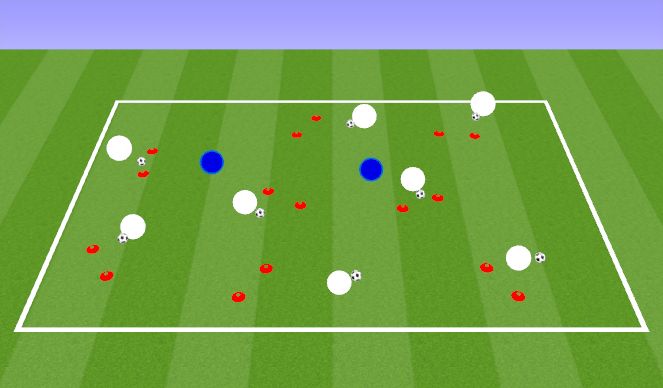 Football/Soccer Session Plan Drill (Colour): Wreck-It-Ralph