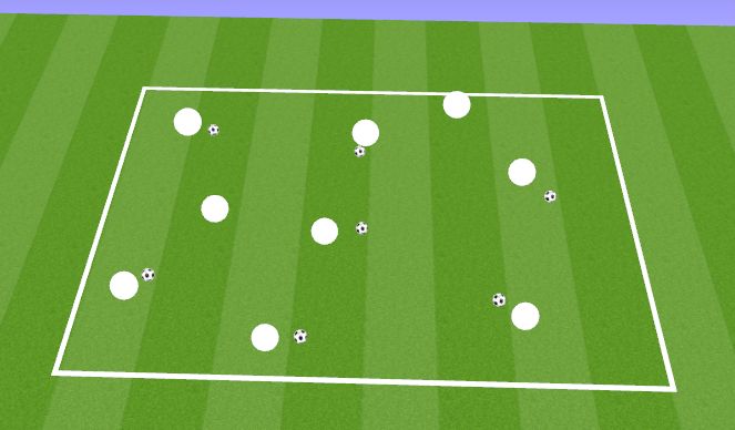 Football/Soccer Session Plan Drill (Colour): Minute to Win It