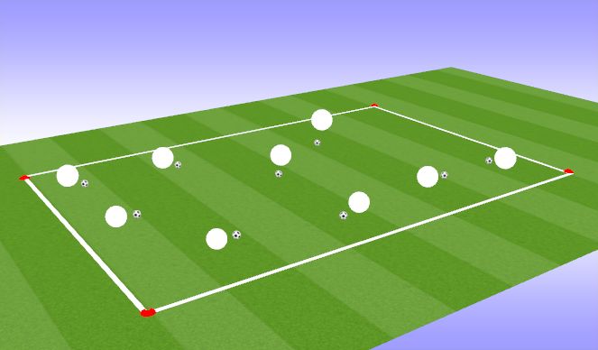 Football/Soccer Session Plan Drill (Colour): Paint the Floor