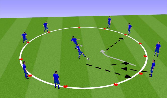 Football/Soccer Session Plan Drill (Colour): monday passing drill 