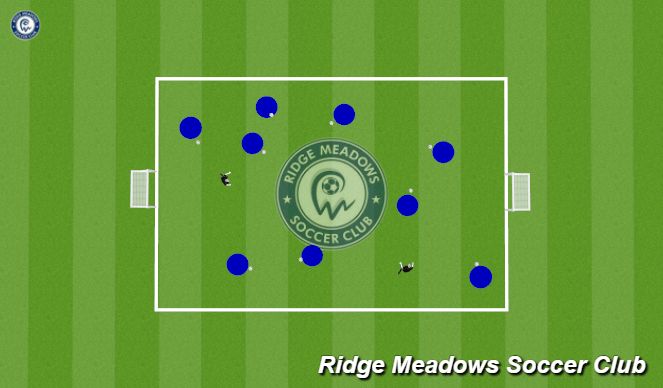 Football/Soccer Session Plan Drill (Colour): End Game