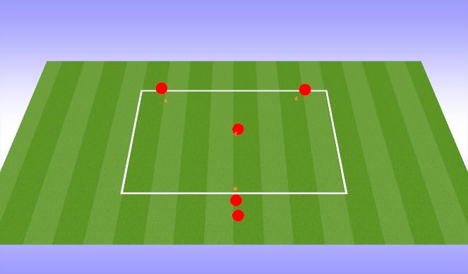 Football/Soccer Session Plan Drill (Colour): Y Passing exercise