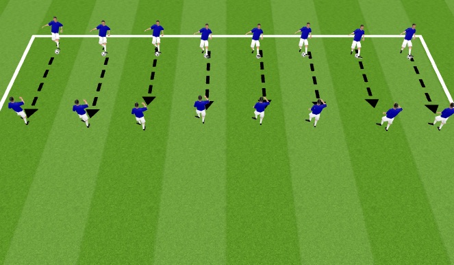 Football/Soccer Session Plan Drill (Colour): Screen 1