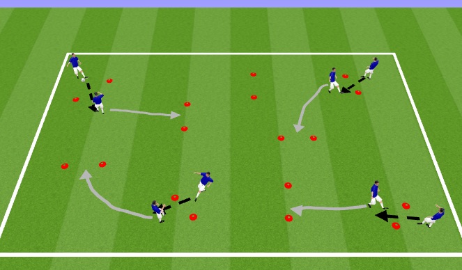 Football/Soccer Session Plan Drill (Colour): Screen 2