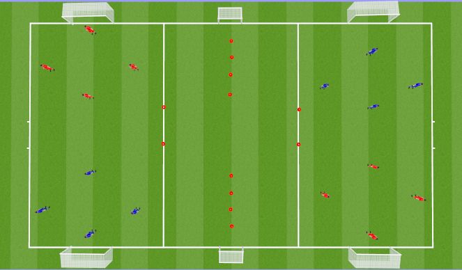 Football/Soccer Session Plan Drill (Colour): U11 - Overload Game