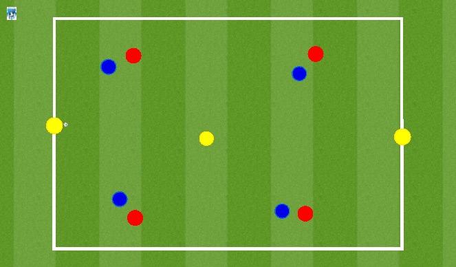 Football/Soccer Session Plan Drill (Colour): Skill Training