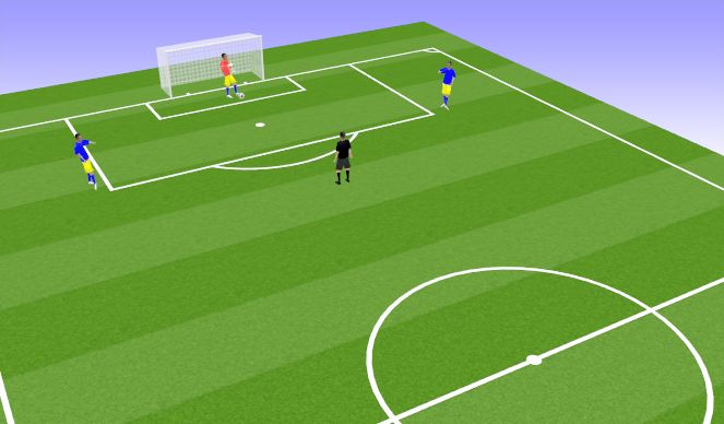 Football/Soccer Session Plan Drill (Colour): Animation 1