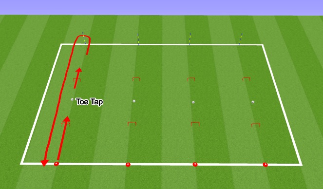 Football/Soccer Session Plan Drill (Colour): BCA Warm Up