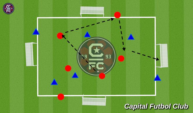 Football/Soccer Session Plan Drill (Colour): Screen 1