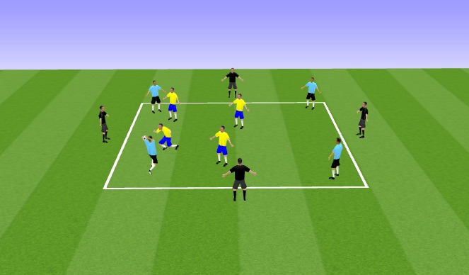 Football/Soccer Session Plan Drill (Colour): Screen 1