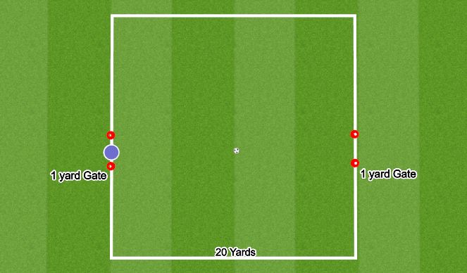 Football/Soccer Session Plan Drill (Colour): Animation 1