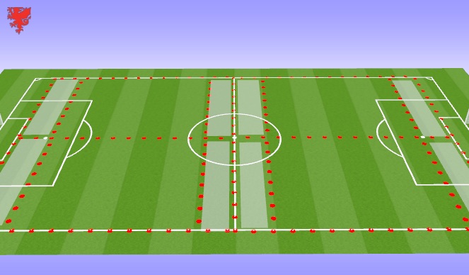 Football/Soccer Session Plan Drill (Colour): SSG