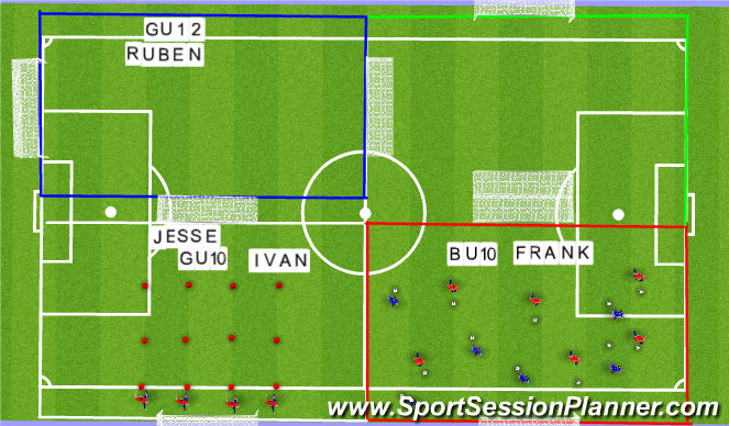 Football/Soccer Session Plan Drill (Colour): Screen 2