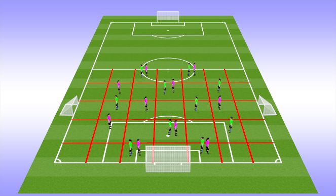 Football/Soccer Session Plan Drill (Colour): Screen 1