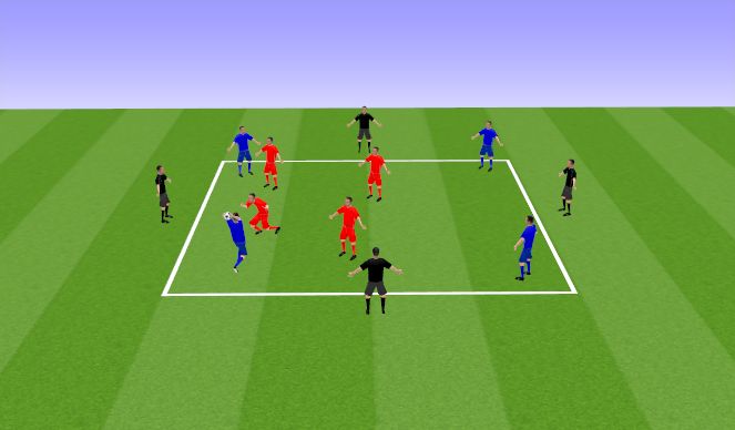 Football/Soccer Session Plan Drill (Colour): Screen 1