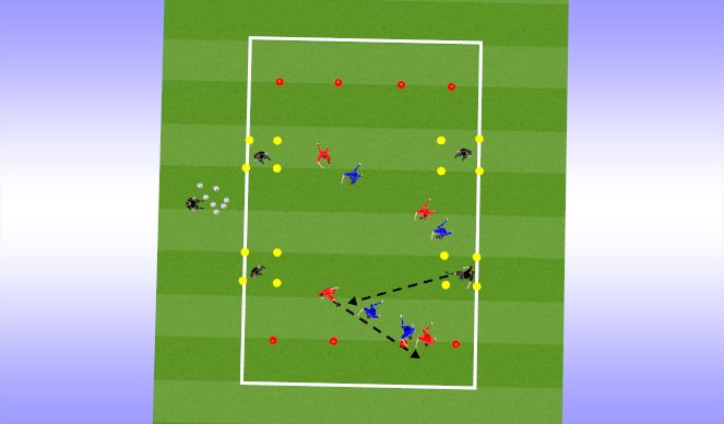 Football/Soccer Session Plan Drill (Colour): Screen 2