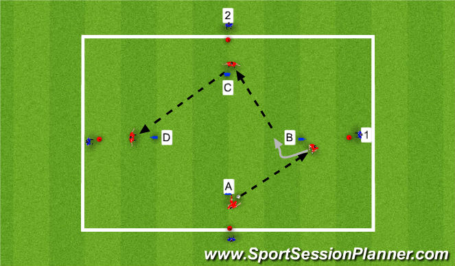 Football/Soccer Session Plan Drill (Colour): Screen 2