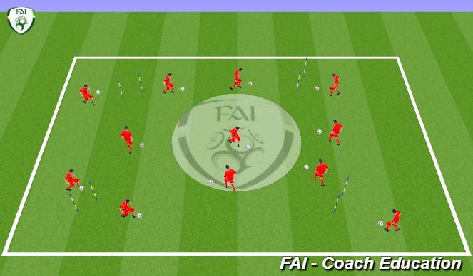 Football/Soccer Session Plan Drill (Colour): Screen 1