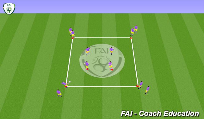 Football/Soccer Session Plan Drill (Colour): Screen 3