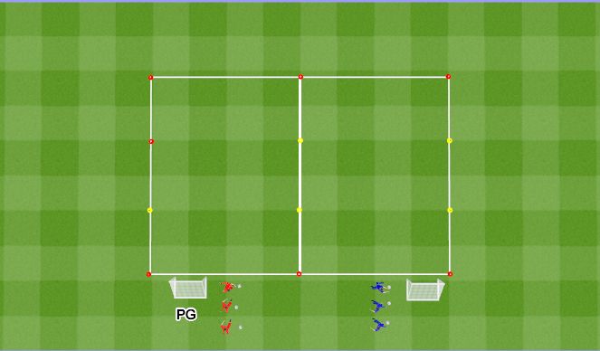 Football/Soccer Session Plan Drill (Colour): SS Technical Dribbling Repetitions 