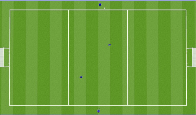 Football/Soccer Session Plan Drill (Colour): Passing sequence and fitness in 4s