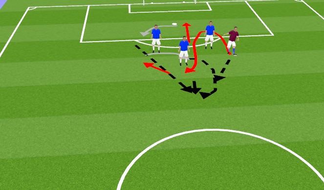 Football/Soccer Session Plan Drill (Colour): Screen 1