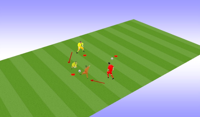 Football/Soccer Session Plan Drill (Colour): Block Art