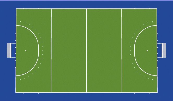 Hockey Session Plan Drill (Colour): Layout for the day