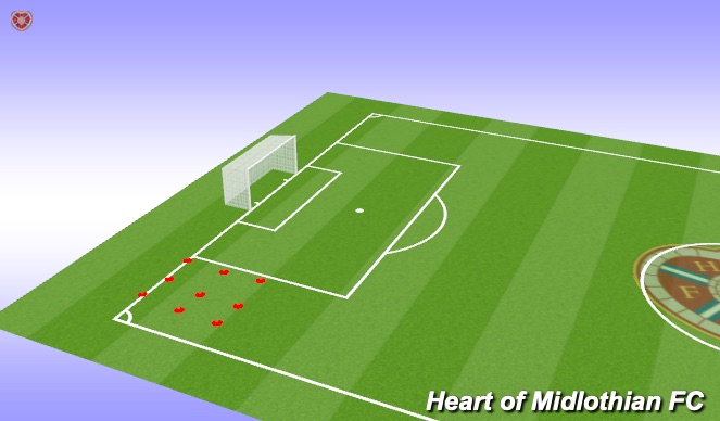 Football/Soccer Session Plan Drill (Colour): Screen 1