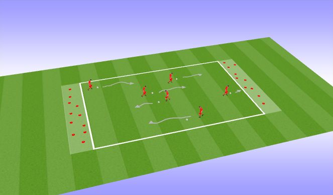 Football/Soccer Session Plan Drill (Colour): Screen 1